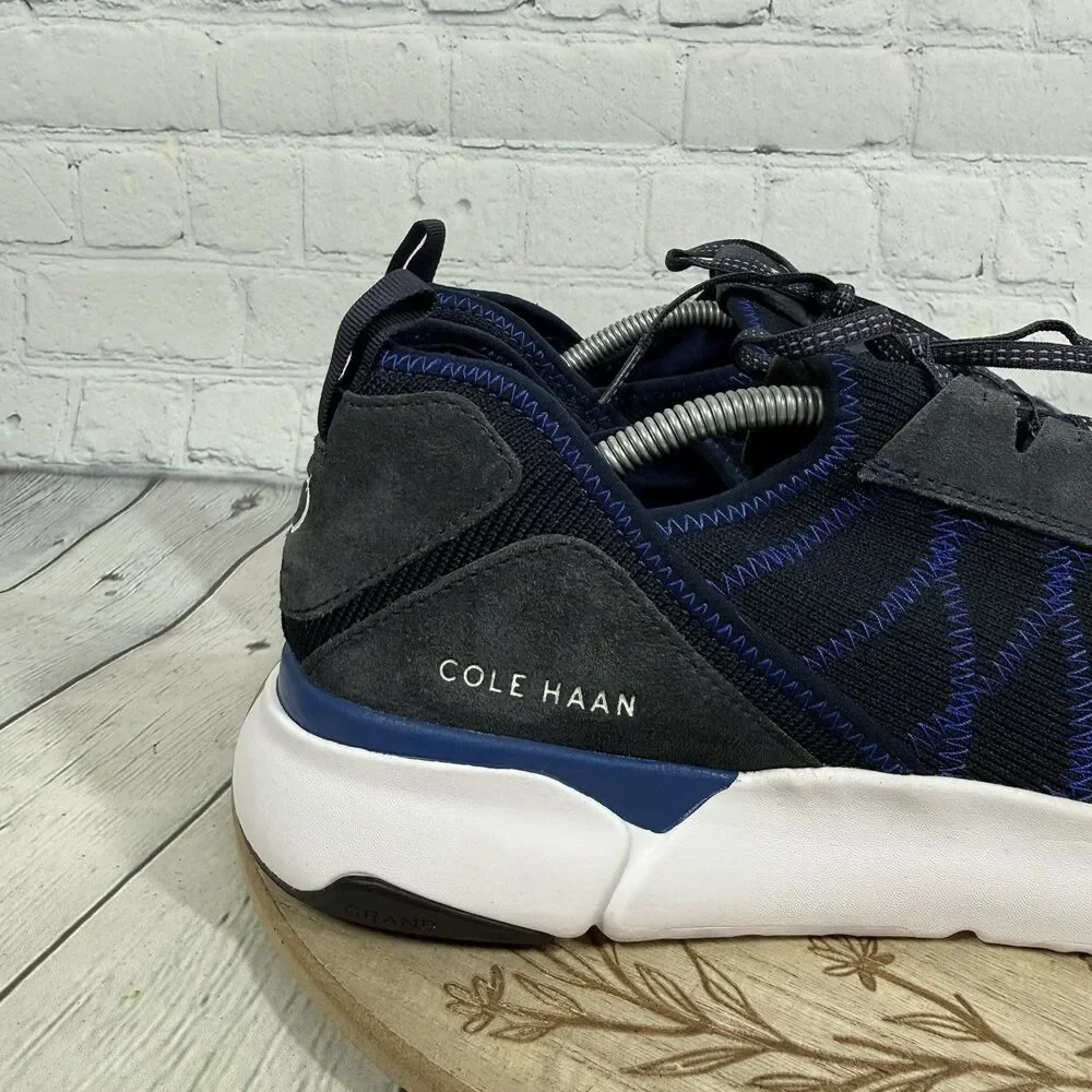 Cole Haan Grand Motion Woven Stitchlite Mens Size 12 Navy Blue Sneakers C27738